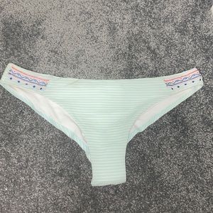 Light blue/green bathing su bottoms with super cute design on hips!!